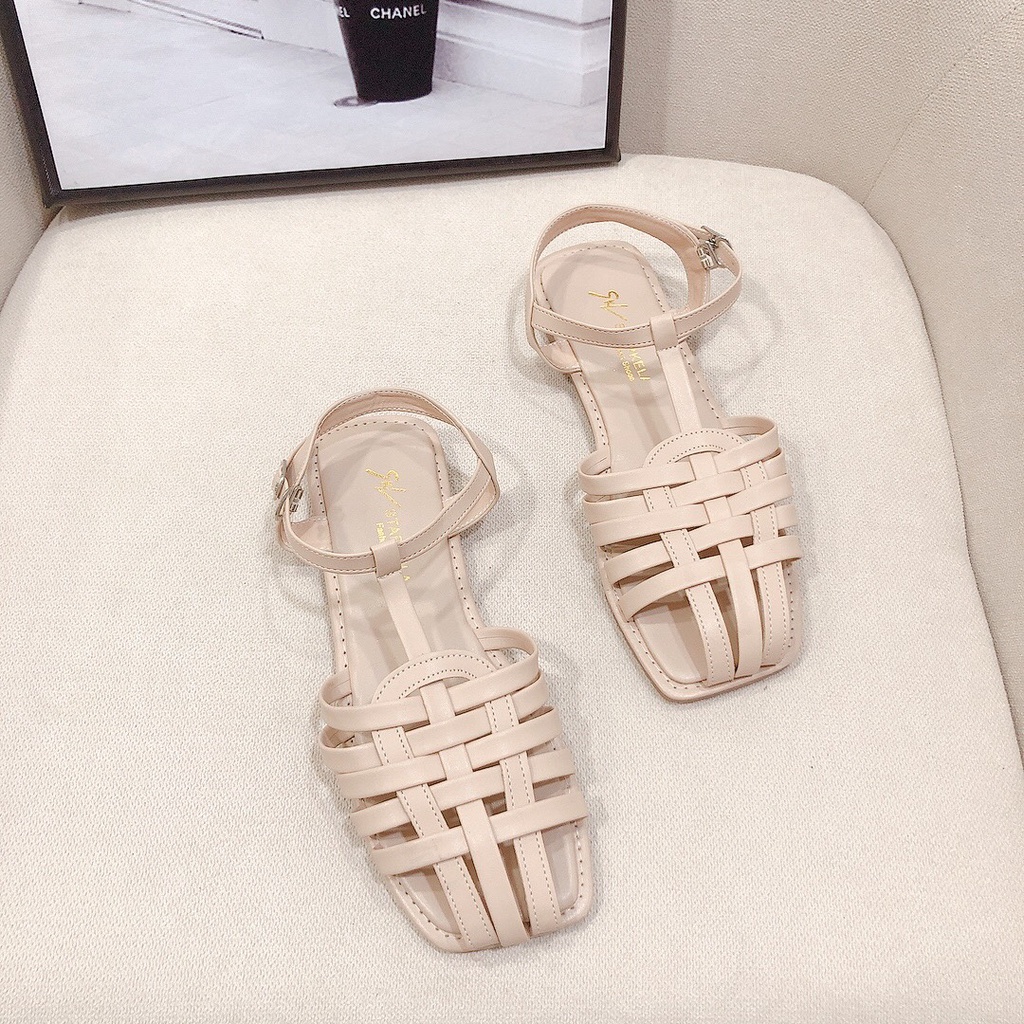Sandal dây rọ đế đúc độc đáo chất da chuẩn xịn cực tôn chân kiểu dáng Hot Trend dành cho nữ