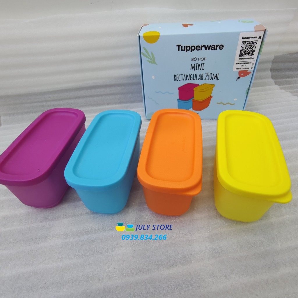 Hộp bảo quản Tupperware💕Freeship💕 Trữ mát và trữ khô (set 4 hộp) | BigBuy360 - bigbuy360.vn