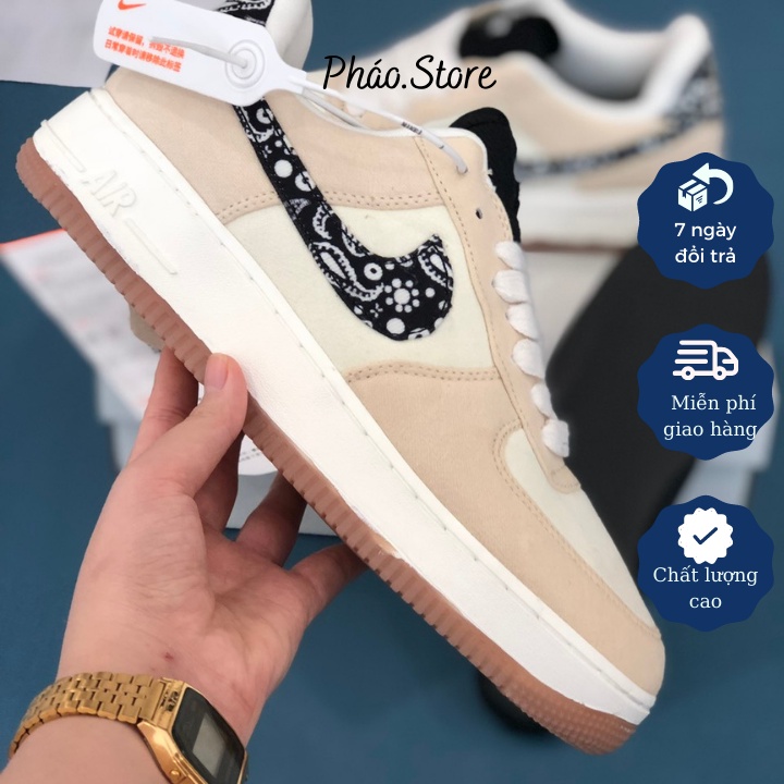 Giày_Nike, Giày_Nike Air Force 1 Travis màu sữa Cao Cấp Full Size Nam Nữ Hot Trend