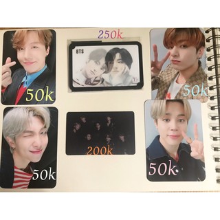 Card ảnh jhope chính hãng từ lightstick BTS special edition