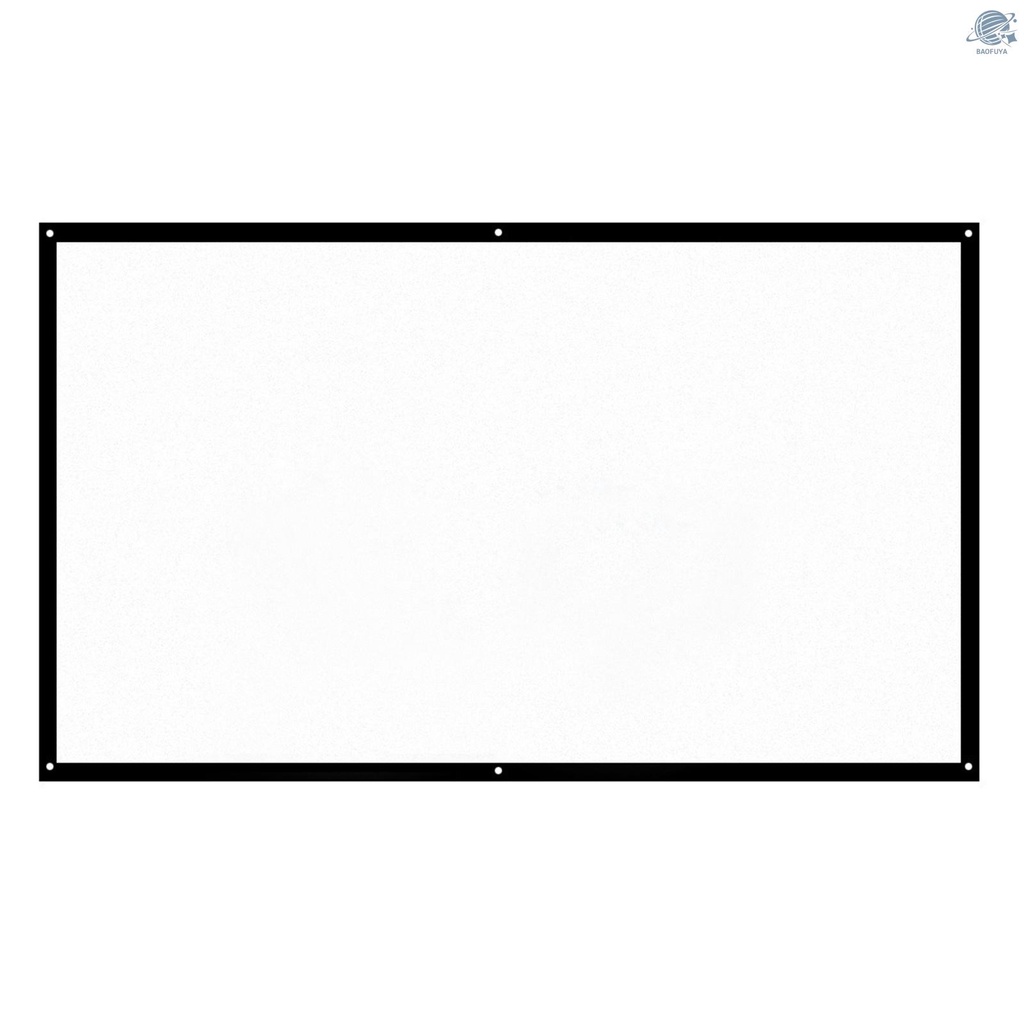 Màn chiếu treo tường BF H60 60” HD 16:9 có thể gập lại cho rạp hát tại nhà/văn phòng/trong nhà/ngoài trời