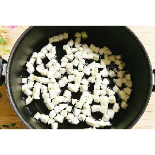 Cùi bưởi đã tẩm bột nấu chè Bưởi 500 gr