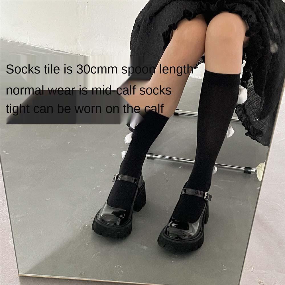 Tất Bắp Chân Bằng Nylon Mỏng Hai Mặt In Họa Tiết Hoa VANES1 Thời Trang Mùa Hè Dành Cho Bạn Nữ