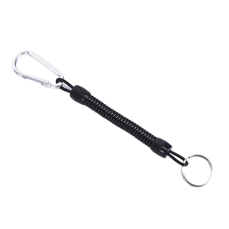 {Louislife}1pc Plastic Spring Elastic Rope Security Gear Tool For Anti-lost Phone Key chain adore