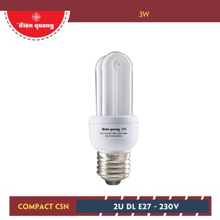 Đèn Compact CSN Điện Quang ĐQ-CFL-2U-T4-8W-E27