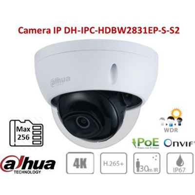 [Giá hủy diệt] Camera IP 8MP STARLIGHT DH-IPC-HDBW2831EP-S-S2 (hàng chính hãng DSS BH 24T)