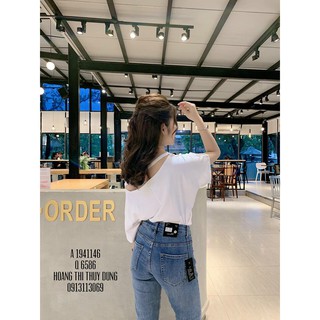 Áo Kiểu Nữ💥𝑭𝑹𝑬𝑬𝑺𝑯𝑰𝑷💥Áo Lụa Lệch Vai Cột Nơ Eo,Áo Kiểu Nữ,LY STORE