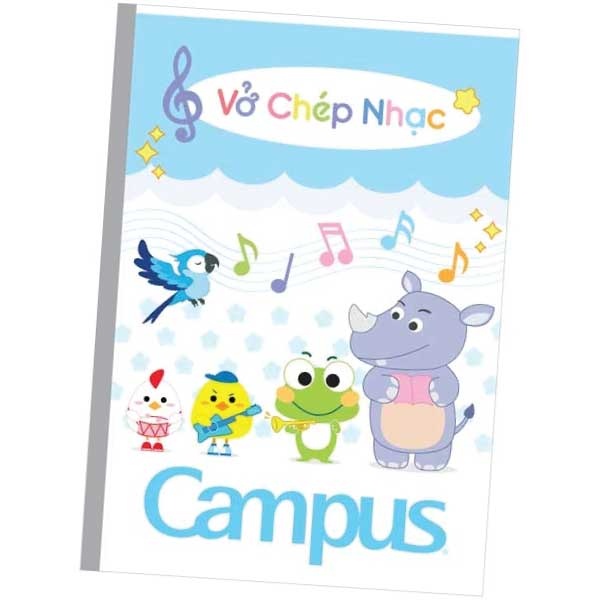 Vở Chép Nhạc 48 Trang ĐL 80g/m2 - Campus NB-BMSN48