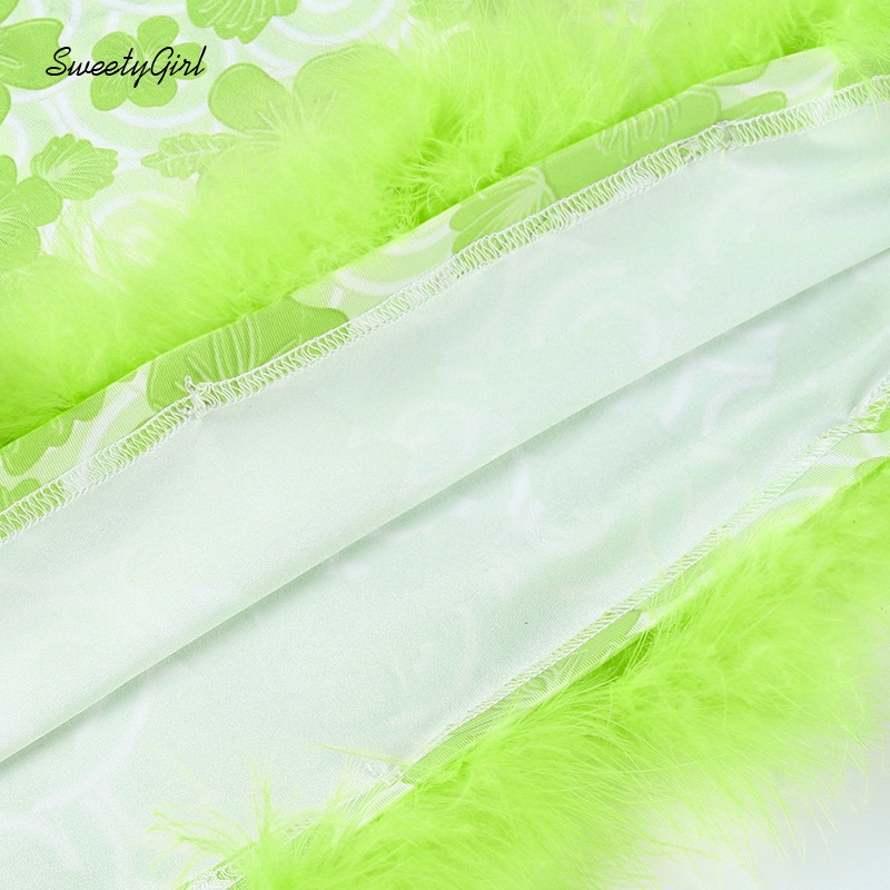 Đầm Mini Cổ Tròn Màu Xanh Lá Sáng Thời Trang 2022 Cho Nữ