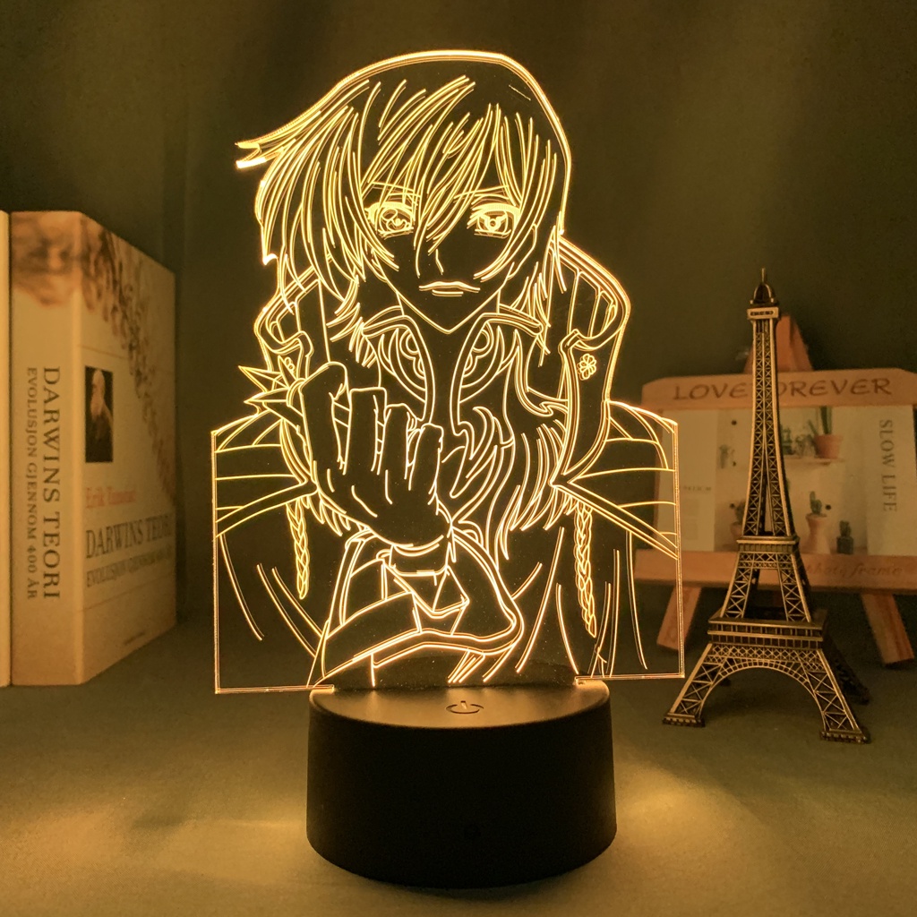 Đèn Ngủ LED Hình Manga Có Điều Khiển Từ Xa Độc Đáo