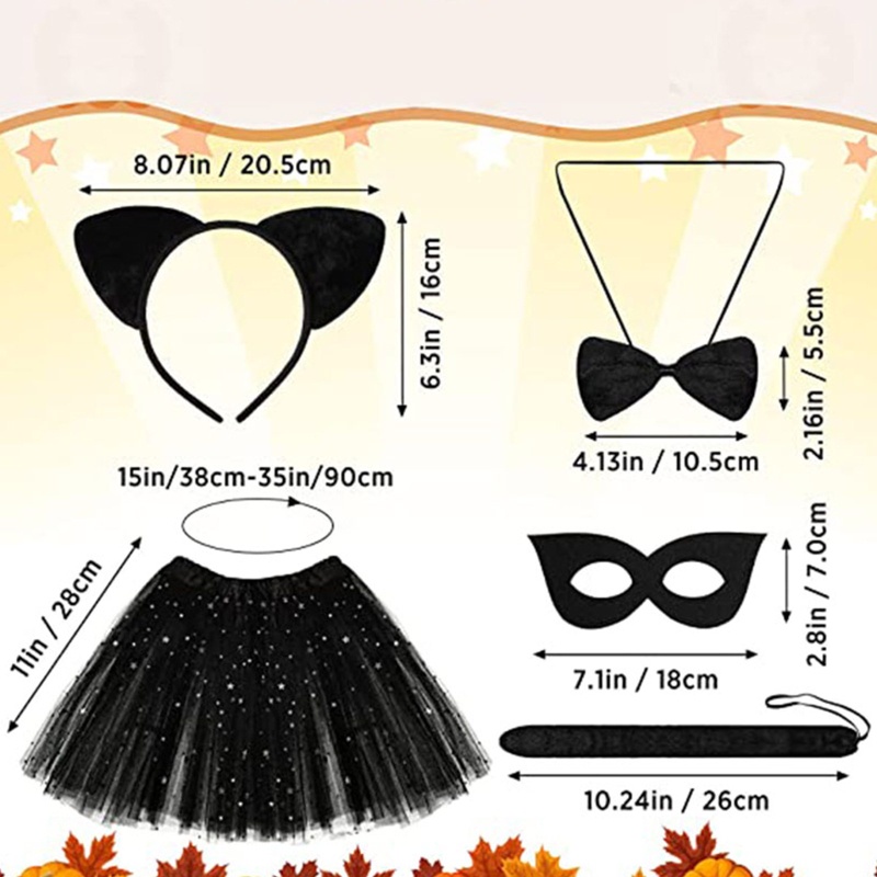 Set Đồ Hóa Trang Halloween Xinh Xắn Cho Bé Gái
