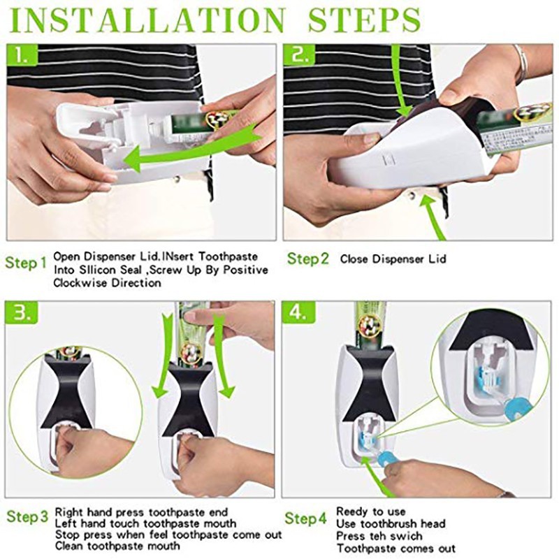 Giá Đỡ Bàn Chải Đánh Răng Walfos Bằng Nhựa + Silicon Gắn Tường 5 Màu Sắc