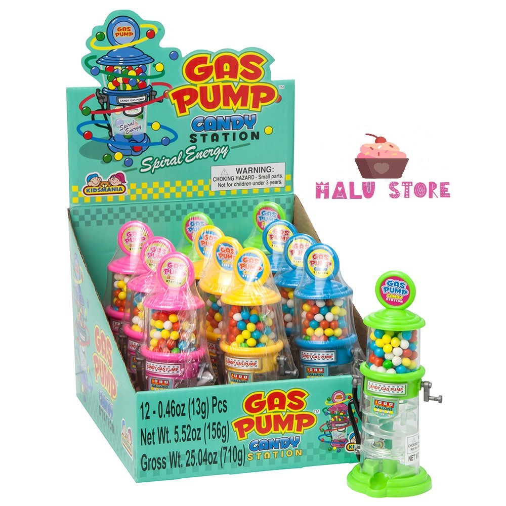 Máy bán kẹo Gas Pump Candy Station Mỹ - 13gr