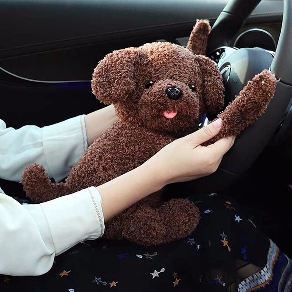 Hộp đựng khăn giấy hình thú nhồi bông xinh xắn nhiều màu gắn ghế ngồi ô tô