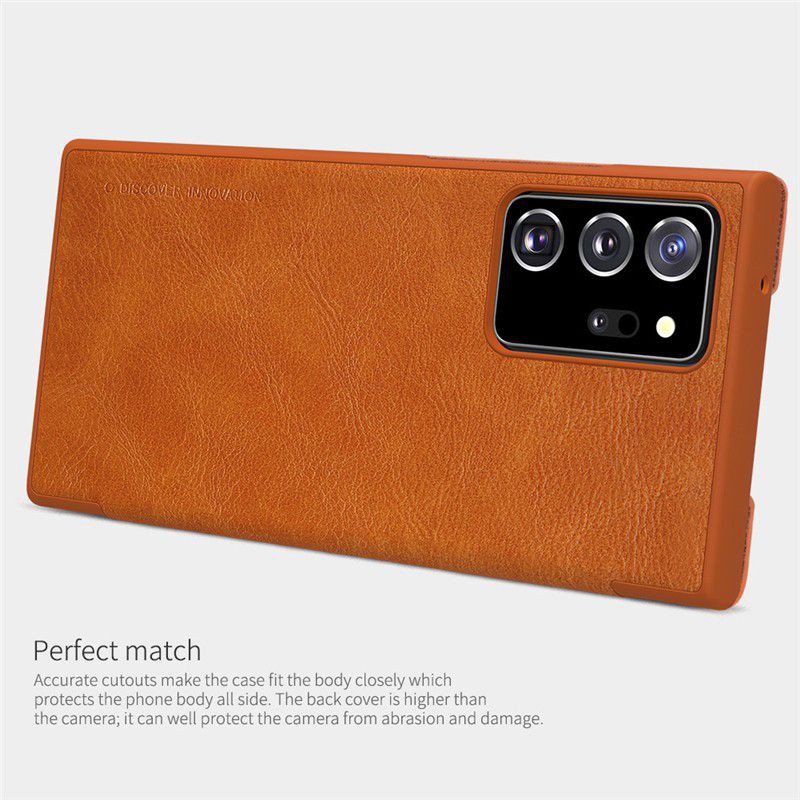 Bao da Nillkin QIN cho Samsung Galaxy Note 20/ Note 20 Ultra Chính Hãng