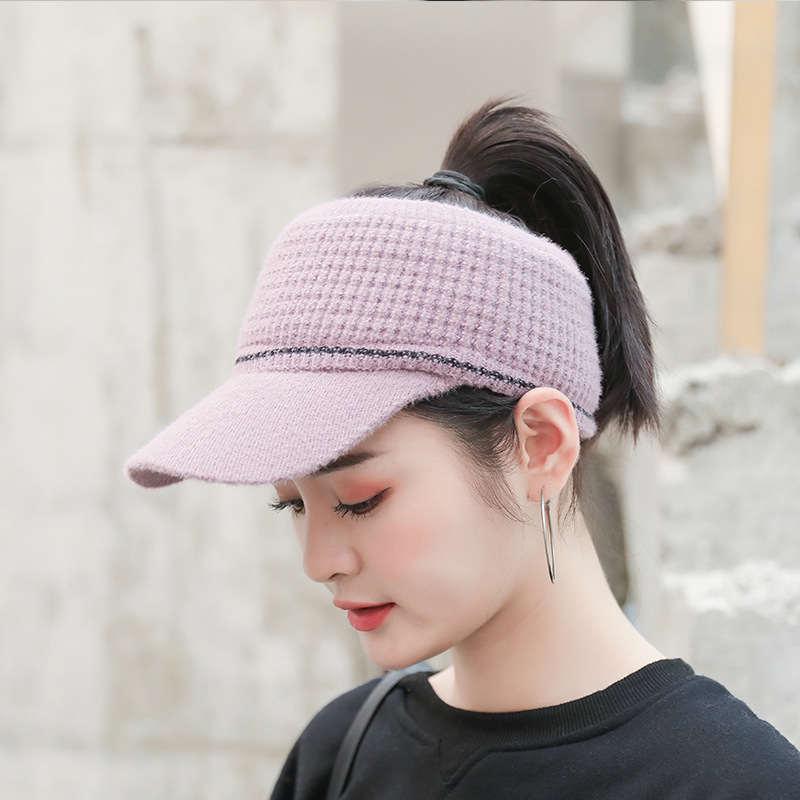 Fashion colorful open top cap for women