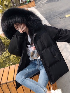 [ORDER] ÁO PHAO CỔ LÔNG 2 màu ĐEN - TRẮNG ❤️❤️❤️