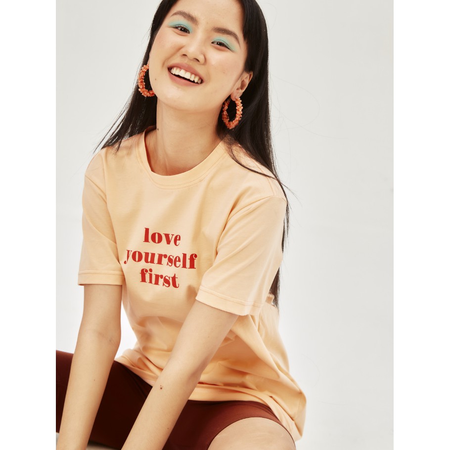 COCO SIN - Áo Thun Cam Love Yourself