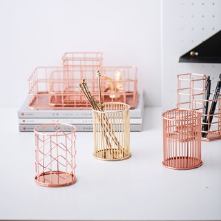 Ống Đựng Bút Hoặc Cọ Trang Điểm Gold/ Rosegold