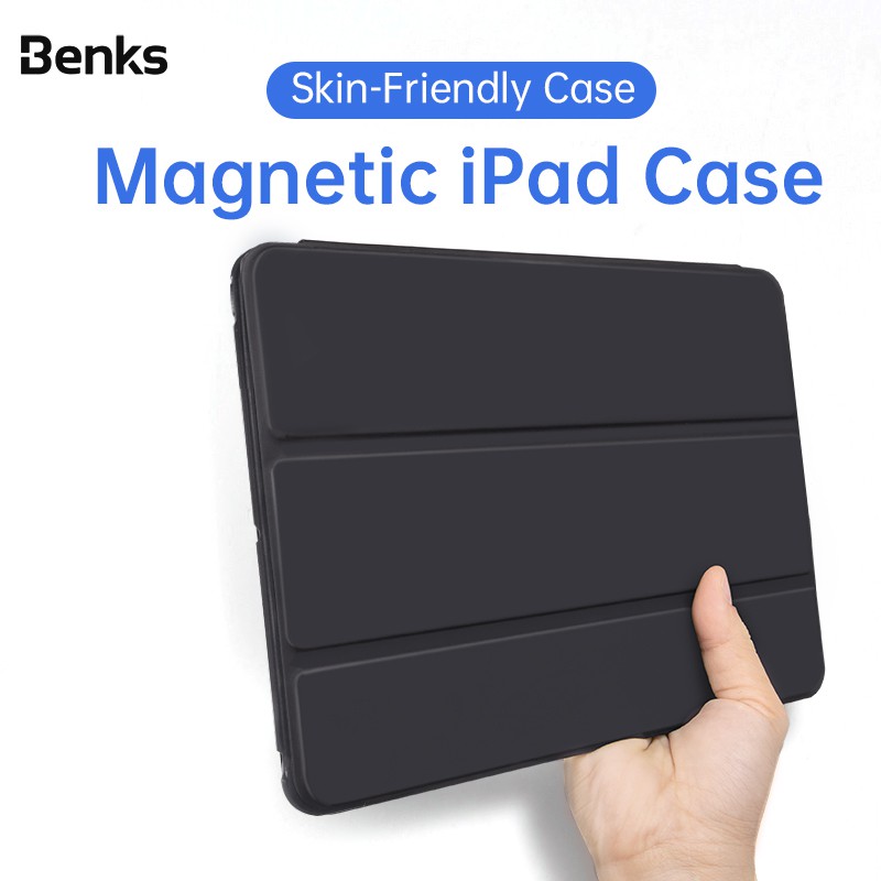 Benks For iPad Pro 9.7 Mini 5 10.2 10.5 2017 2018 Ultra thin PU Magnetic Flip Smart Wake-up Sleep Holder Case Cover