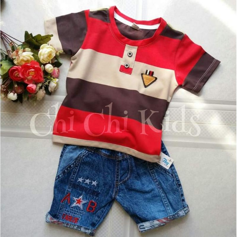 (Follow +10%) Quần jean bé trai đẹp 9-20kg - Chi Chi Kids Shop