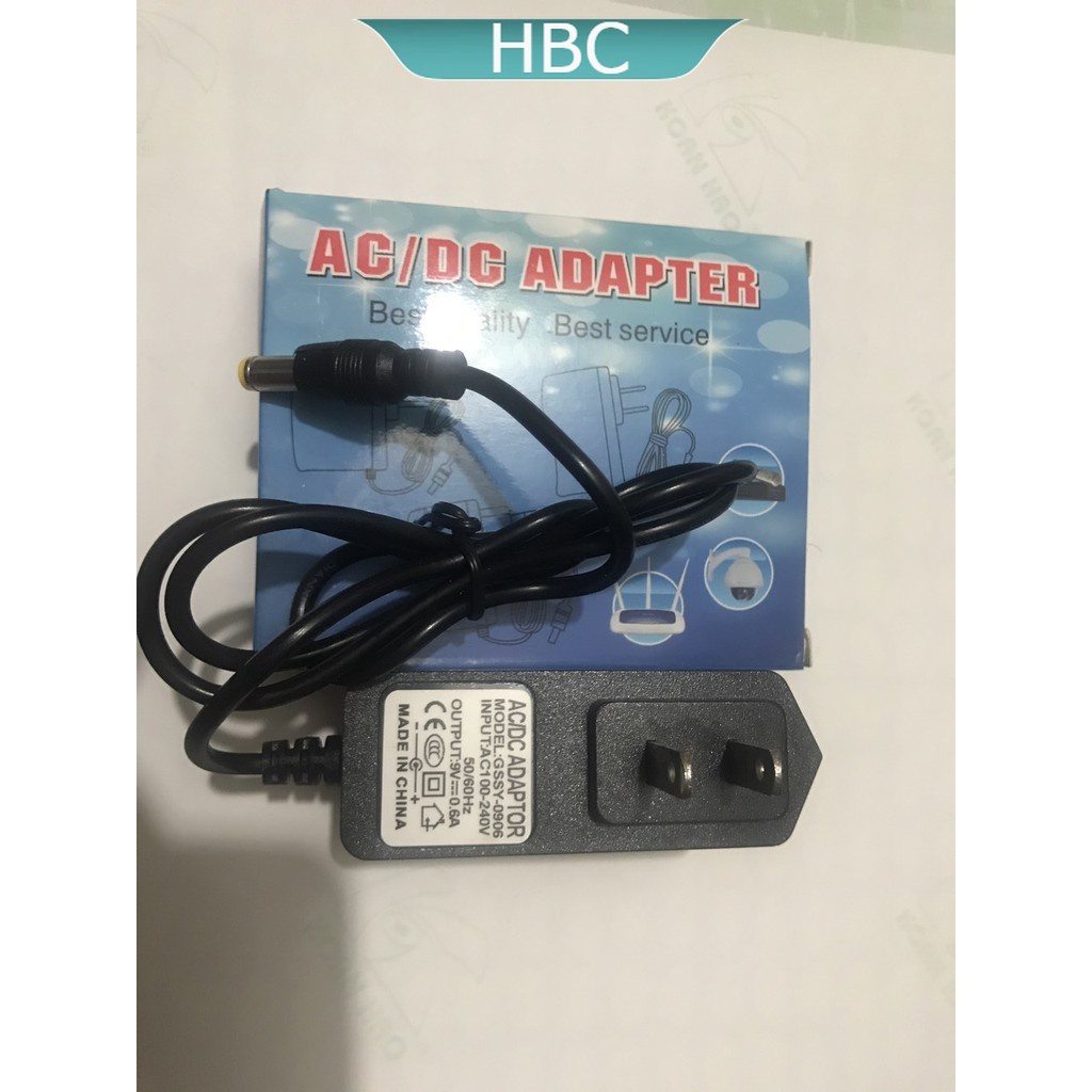 Adapter Nguồn 9v 0.6a Chân To 5.5