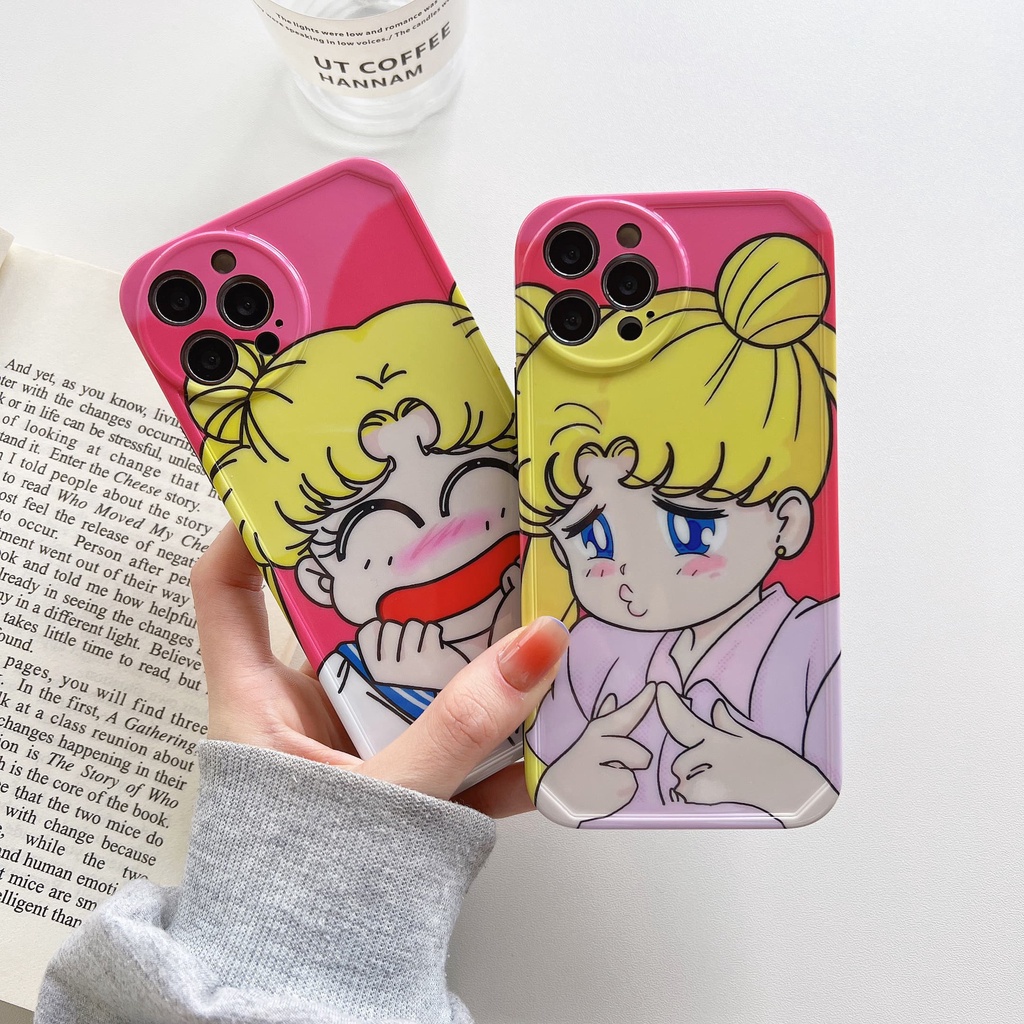 Ốp Điện Thoại Hình Thủy Thủ Mặt Trăng Chống Sốc Cho iPhone 14 / 13 / 12 / 11