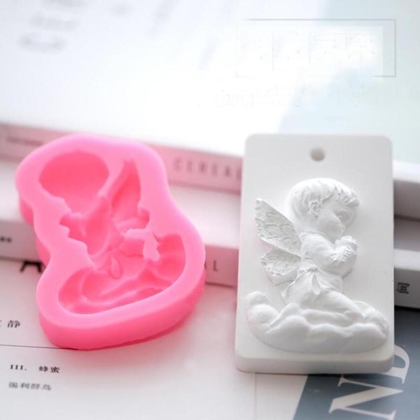 Khuôn Silicon Làm Kẹo Đường Hình Thiên Thần Em Bé