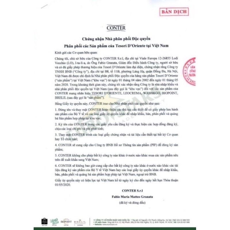 Sữa Tắm Nước Hoa Tesori D’Oriente 500ml | BigBuy360 - bigbuy360.vn