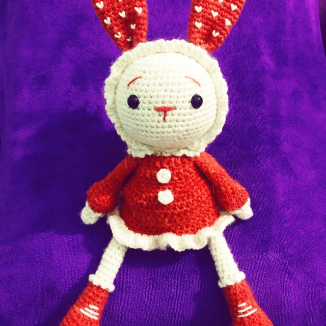 Thú len handmade- Thỏ mimi