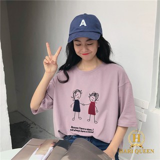 Áo phông 2 cô bé nắm tay HARI0320