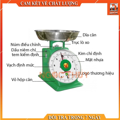 [Hỏa tốc] Cân đồng hồ Nhơn Hòa 4kg, 10kg,12kg,15kg