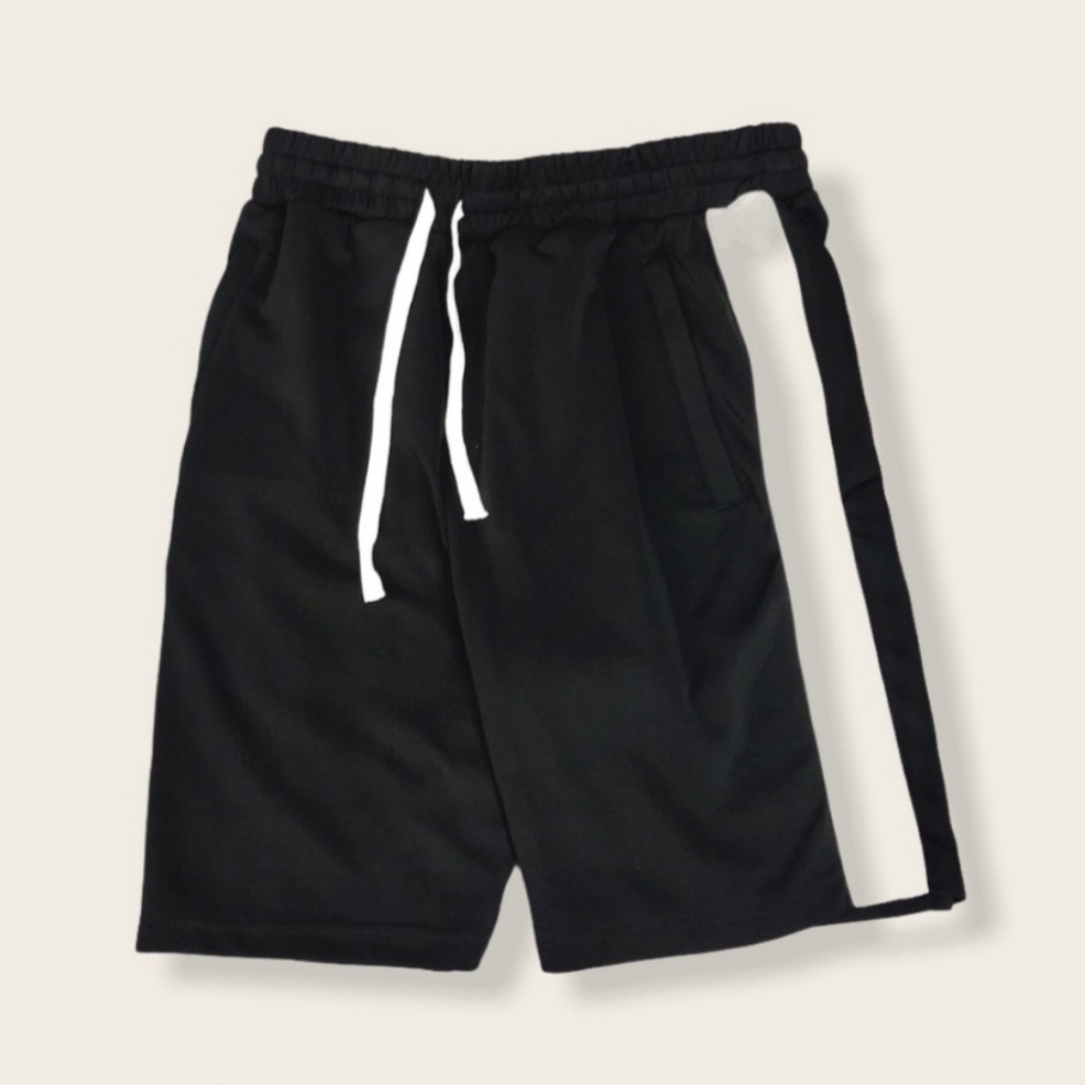 Quần short Nam phối sọc UNISEX Năng động cá tính