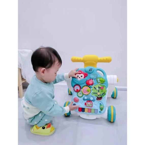 Xe tập đi, xe chòi chân, bàn nhạc đa năng 5in1, 6in1 cao cấp