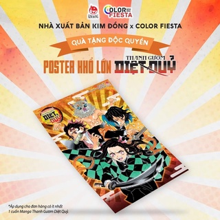 Poster Thanh gươm diệt quỷ offline Color Fiesta - Poster Cofi Kimetsu no Yaiba