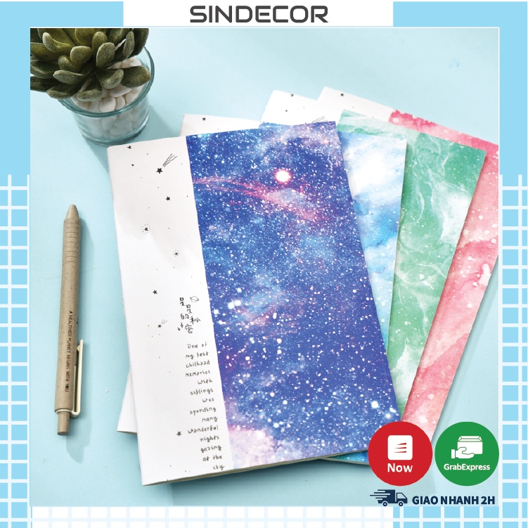 sổ tay tập vở đồ dùng học tập A5-B5 mẫu mới nhất 2022 phong cách Nhật Bản dễ thương Sindecor