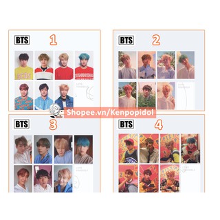 Bộ 7 Ảnh Thẻ Nhóm BTS (Love Yourself) Phụ Kiện Kpop