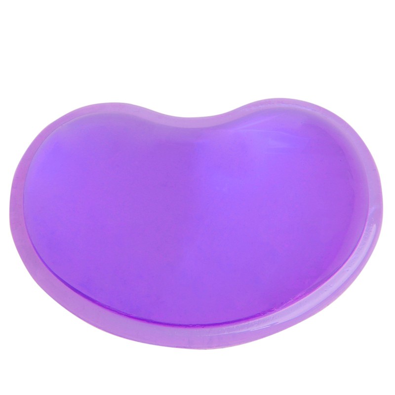 btsg Translucent Gel Silicone Wavy Mouse Pad Wrist Rest Support For Computer Laptop