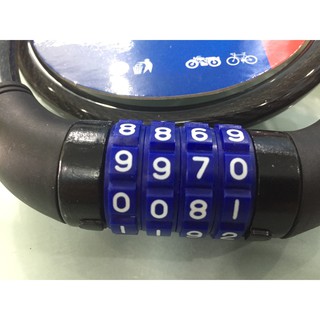 Khoá Dây Cáp Mật Mã 4 Số Dài 0.8m