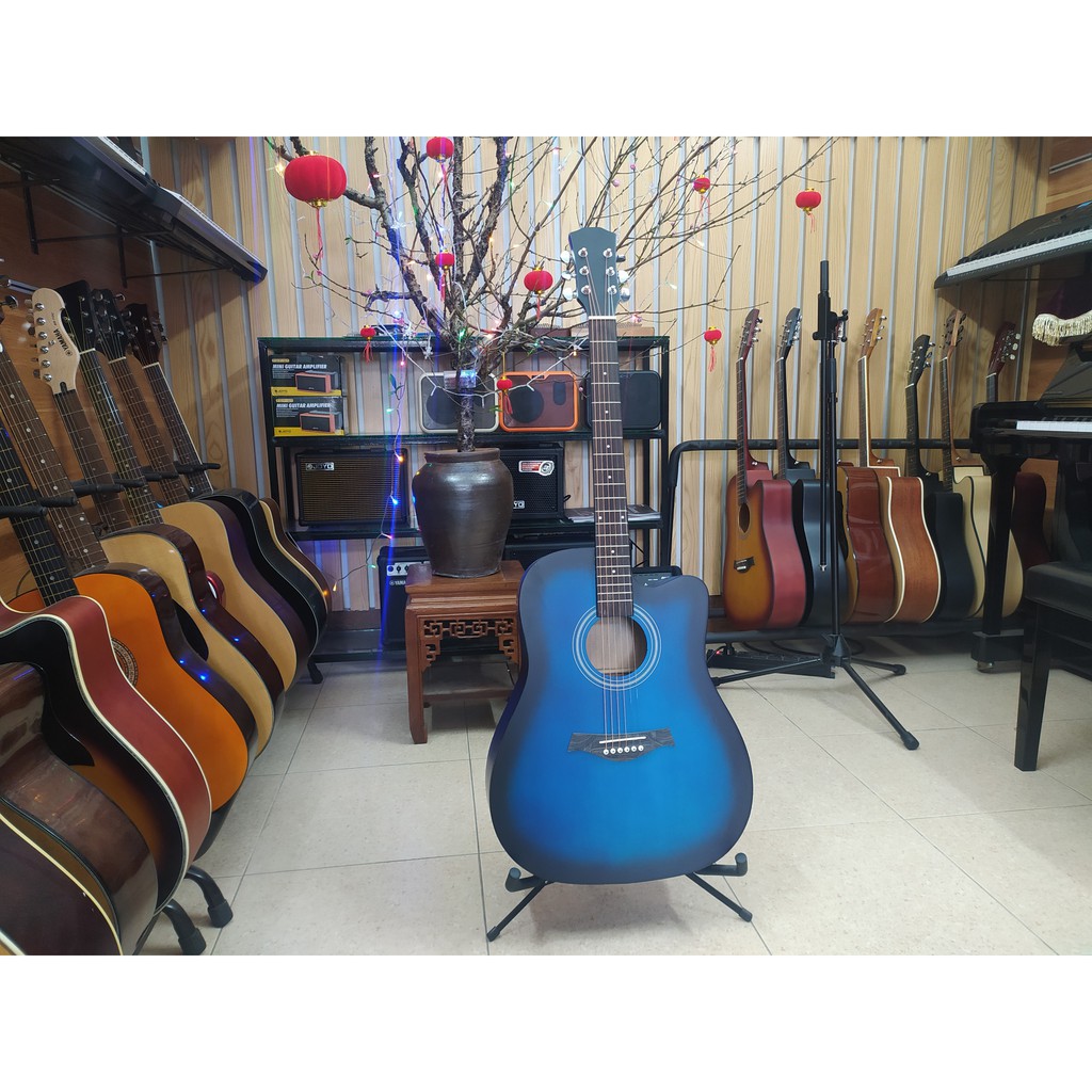 [ Đàn guitar giá rẻ ] Đàn guitar acoustic Việt Nam GTA-TH