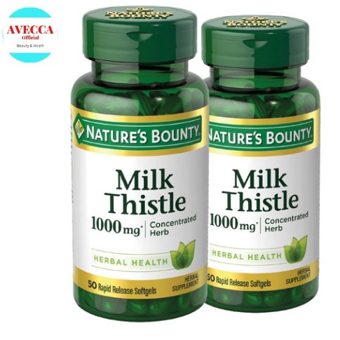 Viên Uống Thanh Lọc, Giải Độc Gan Từ Tinh Chất Hạt Cây Kế Sữa Nature's Bounty Milk Thistle (50 Viên) | BigBuy360 - bigbuy360.vn