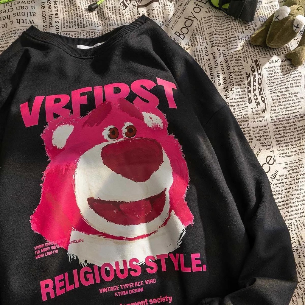 NRVP Áo Thun Nữ Dài Tay Cổ Tròn Thời Trang Hàn