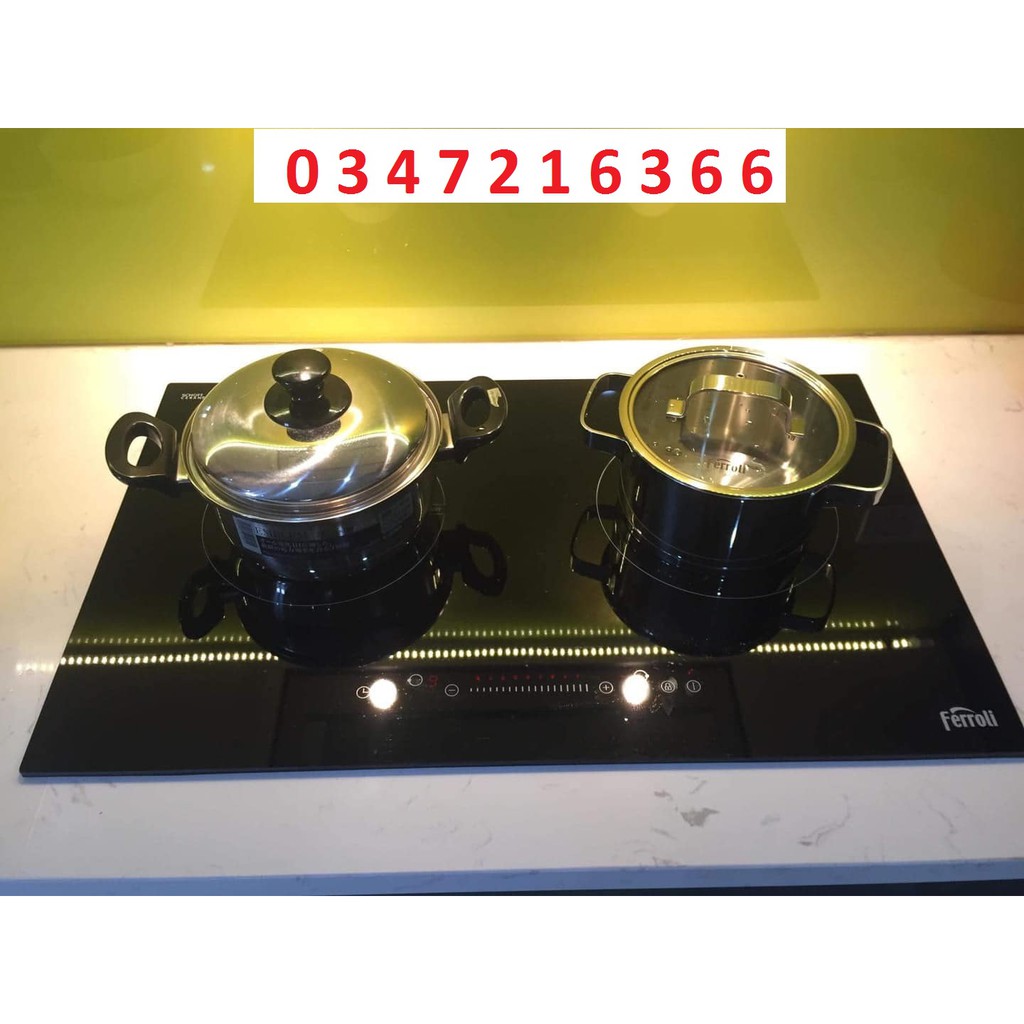 Bếp từ đôi RI4000VD / RI4000VS Rapido, 2 vùng bếp nấu công suất 2000W, Chính hãng