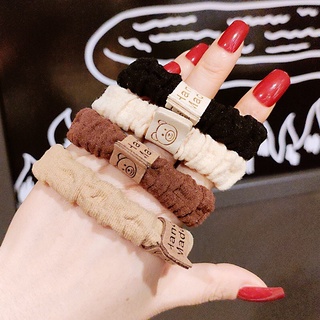 Dây buộc tóc, cột tóc handmade hình gấu dễ thương