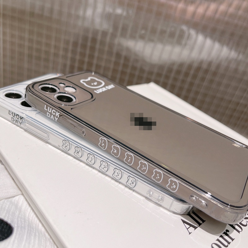 Ốp lưng iphone Ốp lưng iphone vuông cạnh hình insbear 6plus/6s/6splus/7/7plus/8/8plus/x/xr/xs/11/12/pro/max/plus/promax Dinuo case