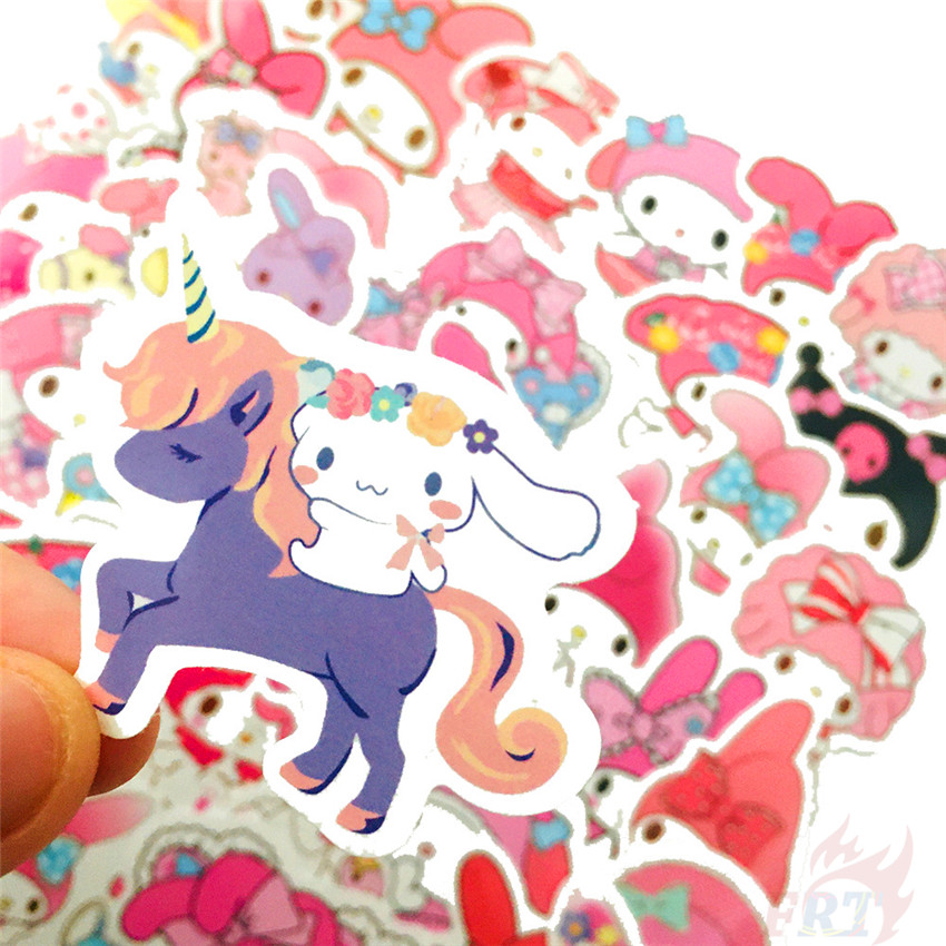 ❉ My Melody Series 03 - Sanrio Character Anime Stickers ❉ 40Pcs/Set DIY Decals Stickers for Album Diary Laptop Scrapbooks Skateboard