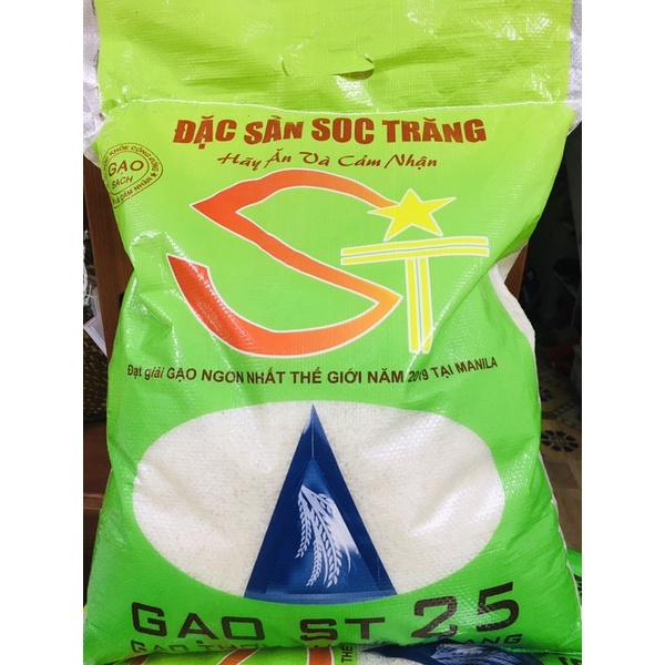 Gạo ST25 (10kg) Gạo sạch ba miền Gạo Ngon