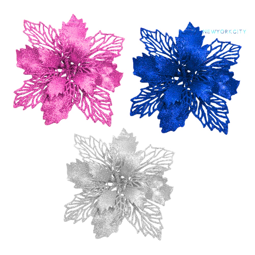 Cây Hoa Giả Bằng Nhựa Trang Trí Giáng Sinh