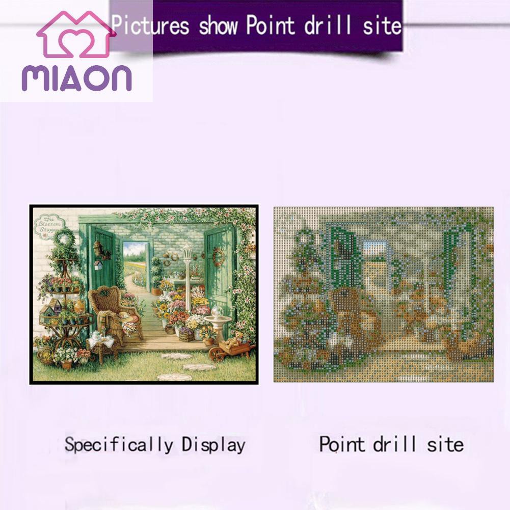 Bộ tranh đính đá tự làm hình vườn hoa 5D | BigBuy360 - bigbuy360.vn