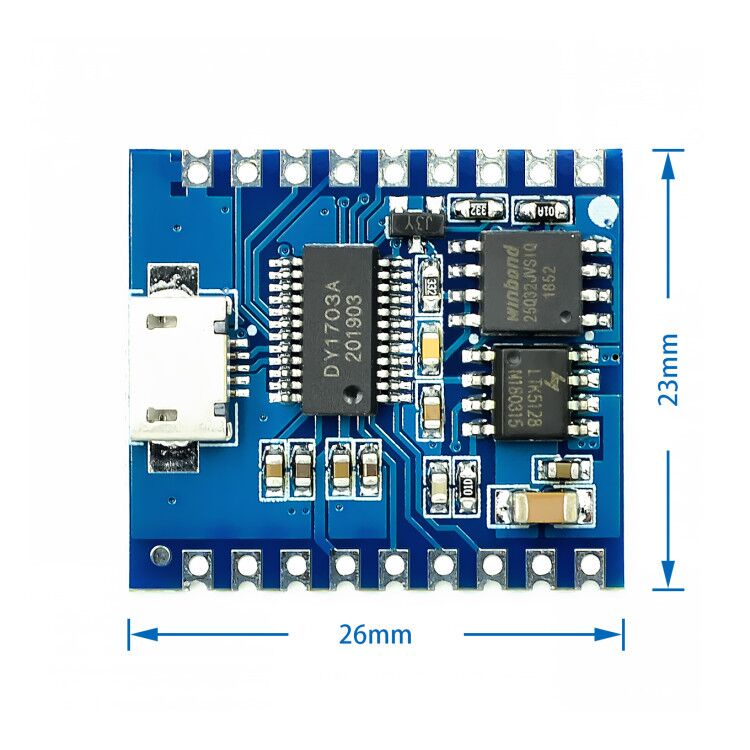 DY-SV17F Audio Module Mini MP3 Player IO Trigger USB Download Flash Voice Module